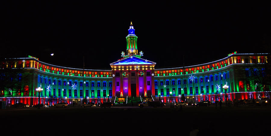 Denver Civic Center at Christmas Photograph by Joe Wicks | Fine Art America