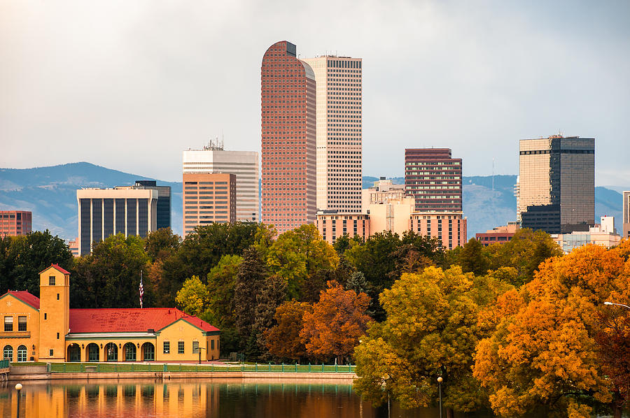 Denver in the Fall Photograph by Gregory Ballos