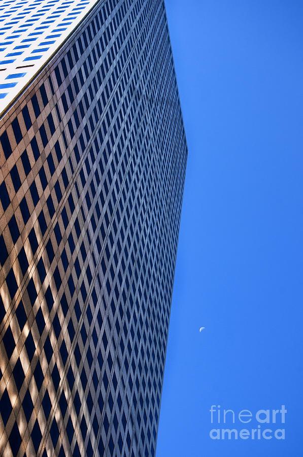 Denver Moon Photograph by Brenda Kean Denver Moon Photograph by Brenda Kean
