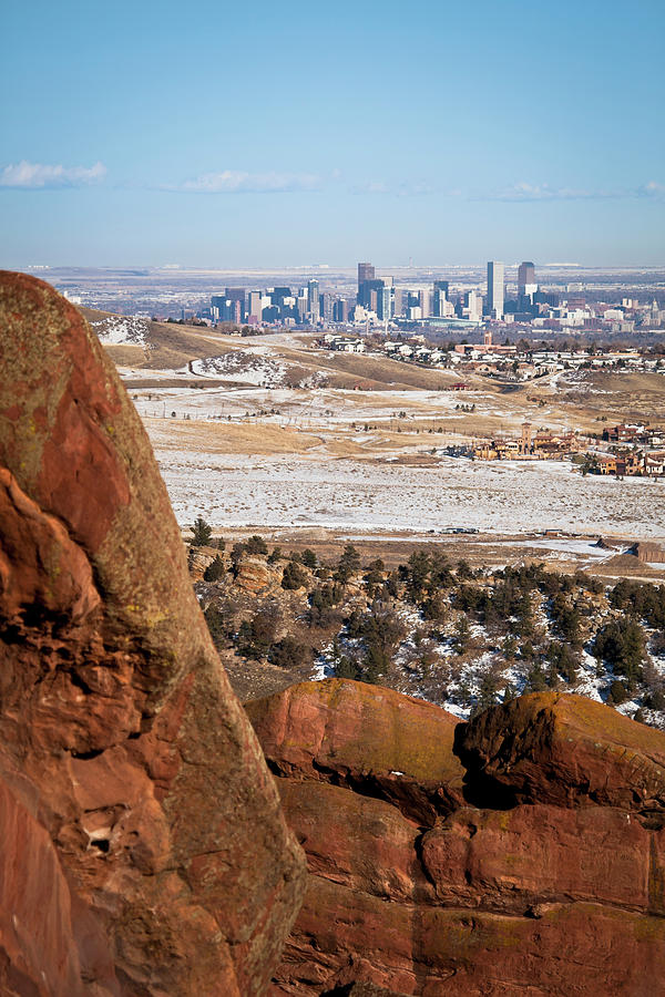 Denver Skyline As Seen From Red Rocks Photograph by Blake Kent / Design Pics