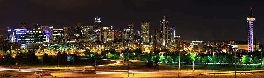 Denver Skyline II Photograph by Mike Kim - Fine Art America