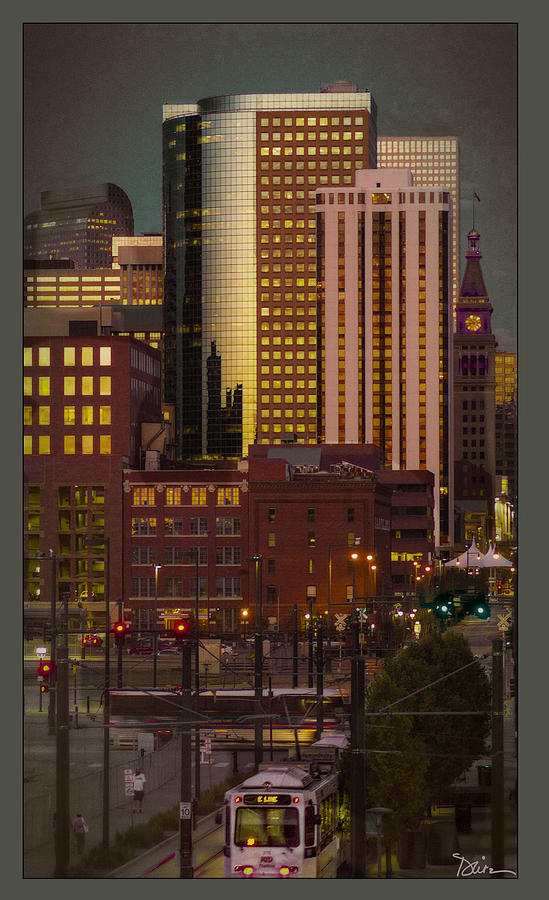 Denver Skyline Photograph by Peggy Dietz