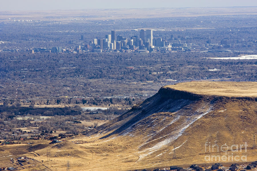 Denver Skyline Photograph by Steven Krull