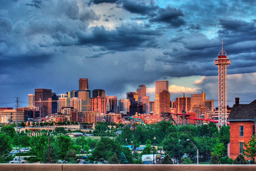 Denver skyline Photograph by Teri Atkins Brown