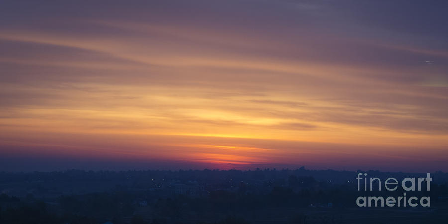 Denver Sunrise 1 Photograph by Jon Munson II