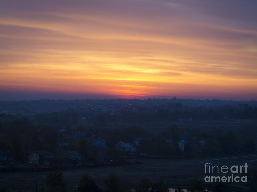 Denver Sunrise 2 Photograph by Jon Munson II