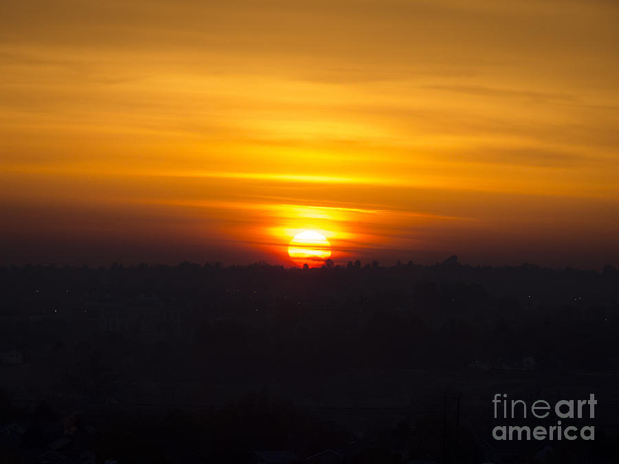 Denver Sunrise 7 Photograph by Jon Munson II
