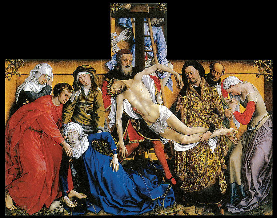 Rogier Van Der Weyden Painting - Deposition by Rogier Van Der Weyden