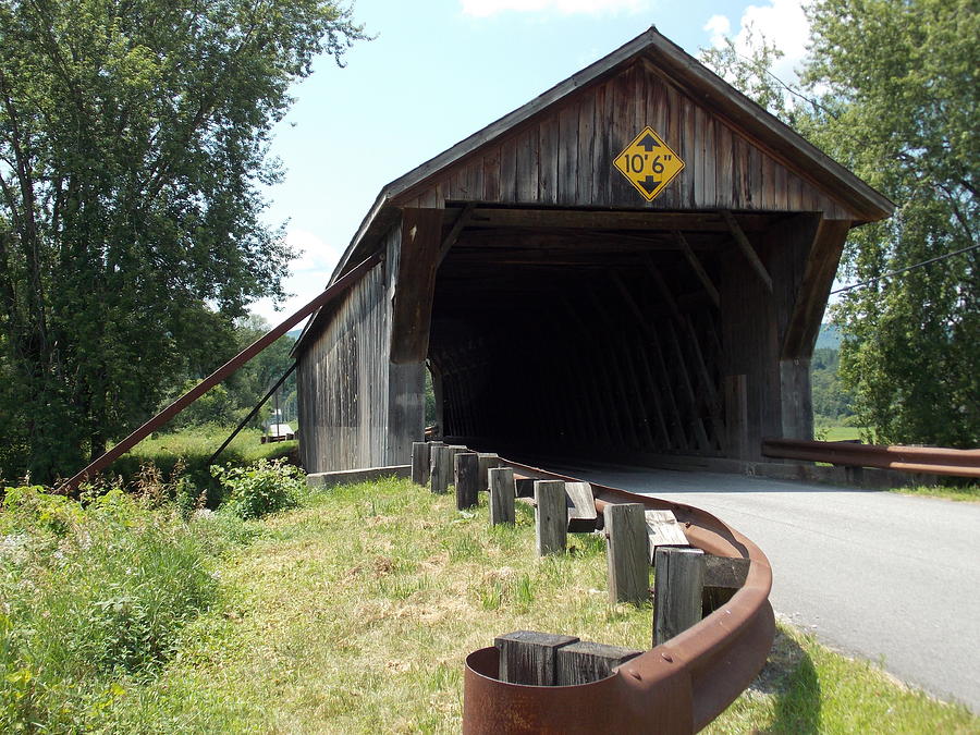 Depot Covered Bridge Photograph by Catherine Gagne