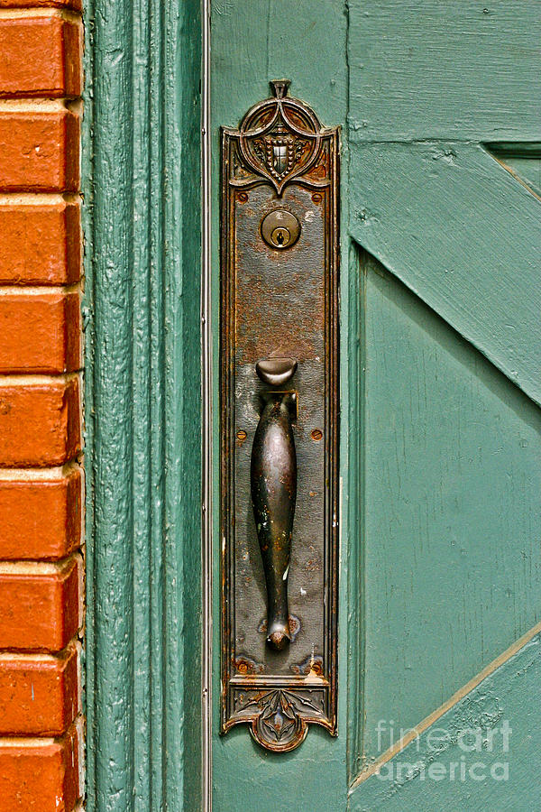 Depot Door Handle Photograph by Pattie Calfy