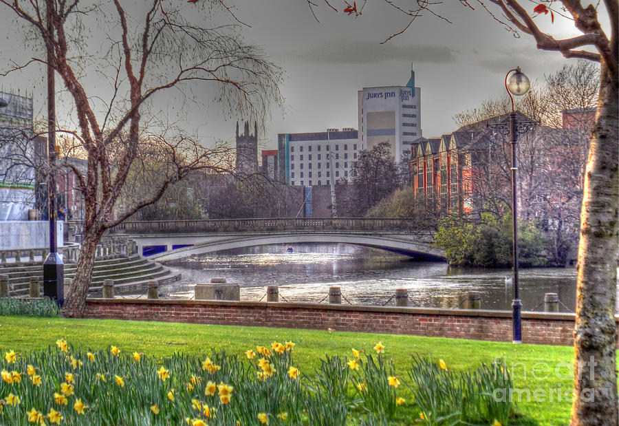 Derby and the River Derwent Photograph by Rod Jones