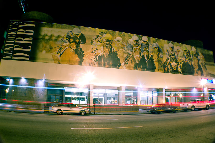Derby Artwork on Building Photograph by John McGraw