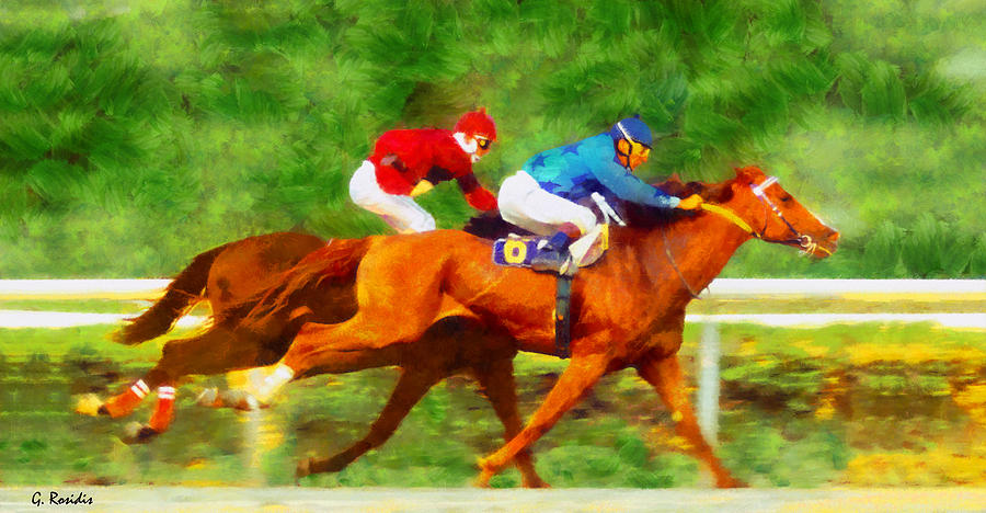 Derby Painting by George Rossidis