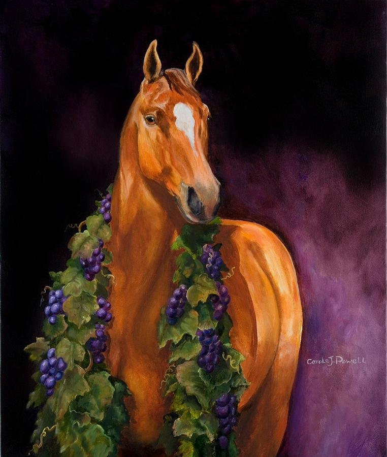 Derby Zin Painting by Carole Powell
