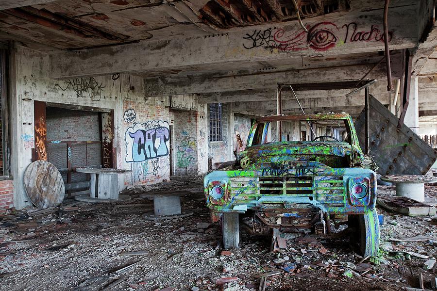 Derelict Car Factory Photograph by Jim West