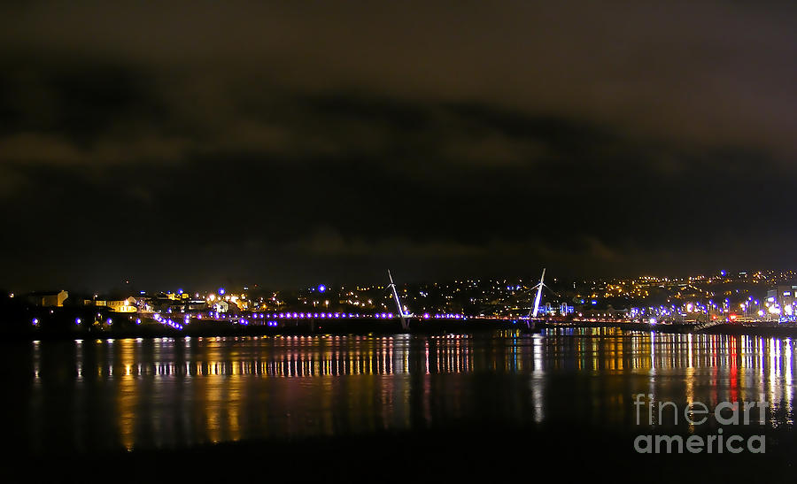 Derry At Night Photograph by Nina Ficur Feenan