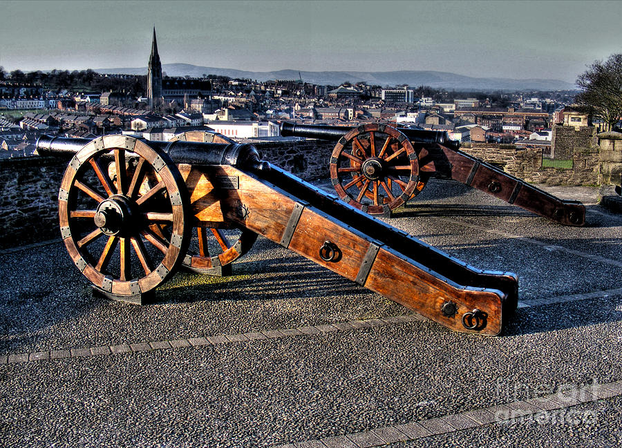 Derry Walls Cannons Photograph by Nina Ficur Feenan