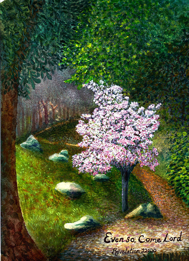 Descanso Gardens Painting by Catherine Saldana