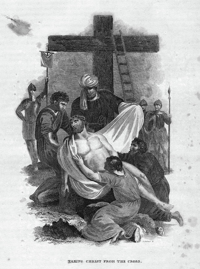 Descent From The Cross Painting by Granger