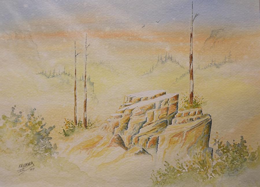 Deschutes Canyon Painting by Richard Faulkner