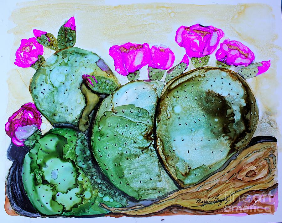 Desert Bloom Painting by Marcia Breznay