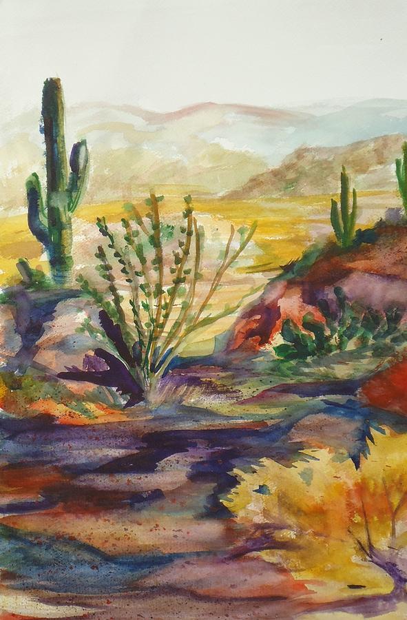 Desert Color Painting by Charme Curtin