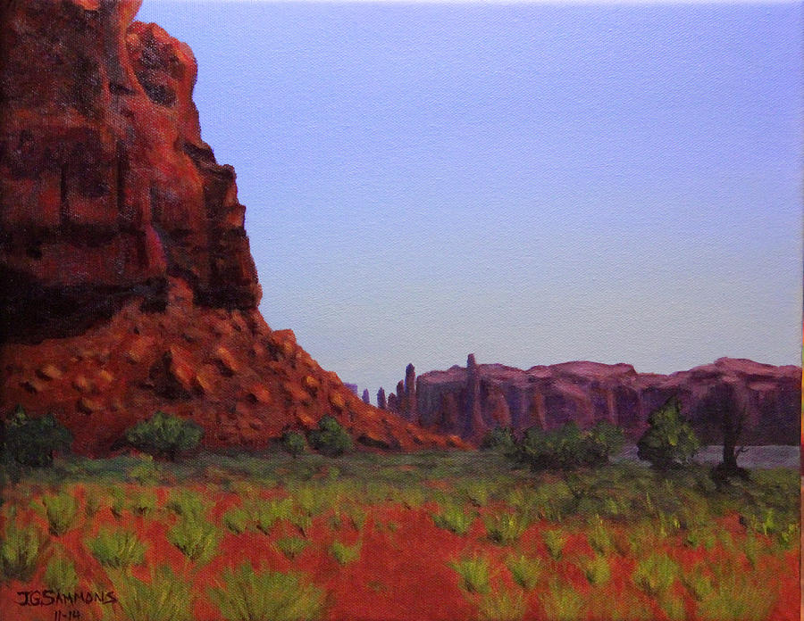 Desert Colors Painting by Janet Greer Sammons