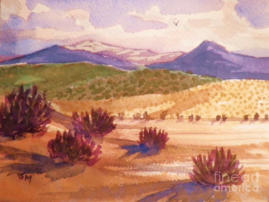 Desert Contrasts Painting by Suzanne McKay