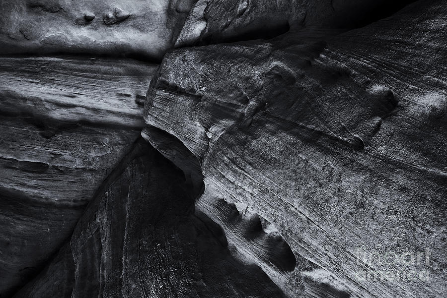 Black And White Photograph - Desert Curves by Michael Dawson
