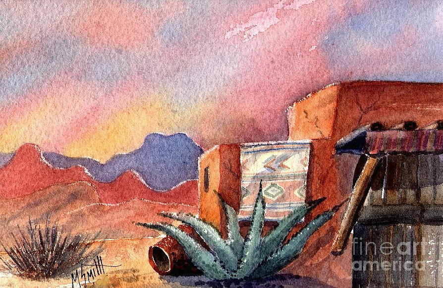 Mountain Painting - Desert Doorway by Marilyn Smith