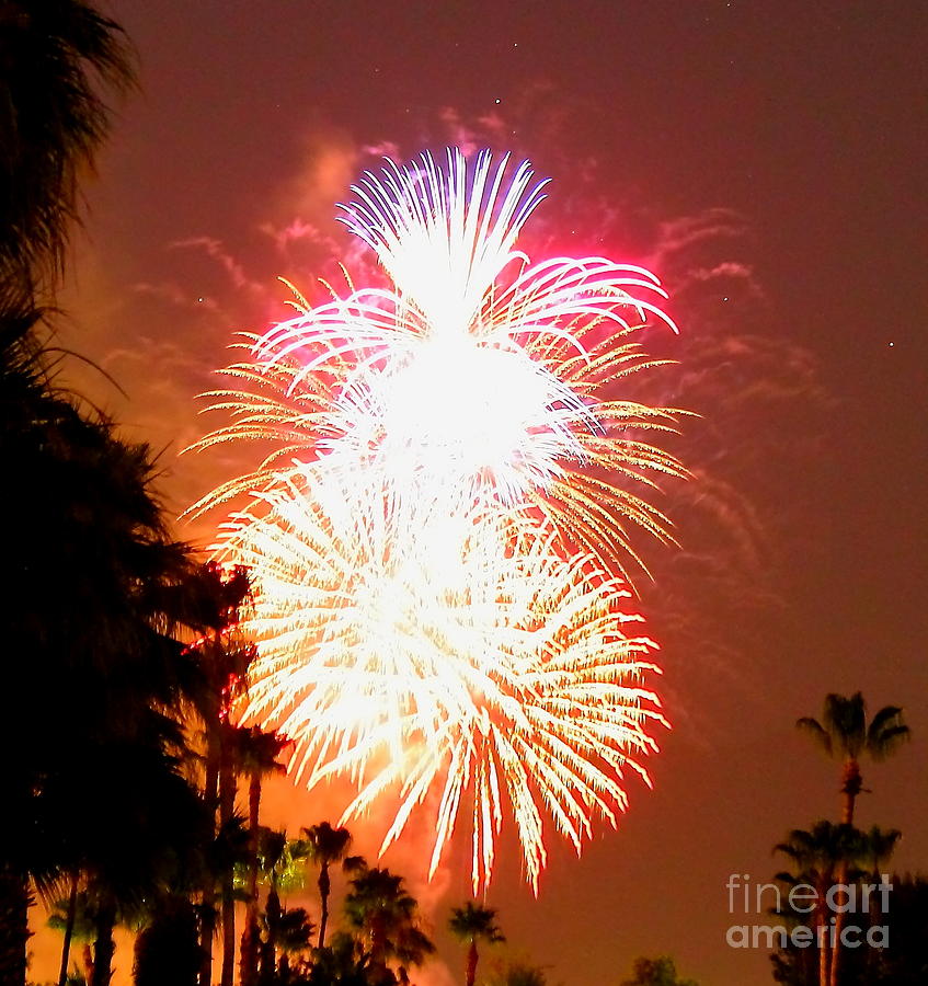 Desert Fireworks Photograph by Kevin Oleson Fine Art America