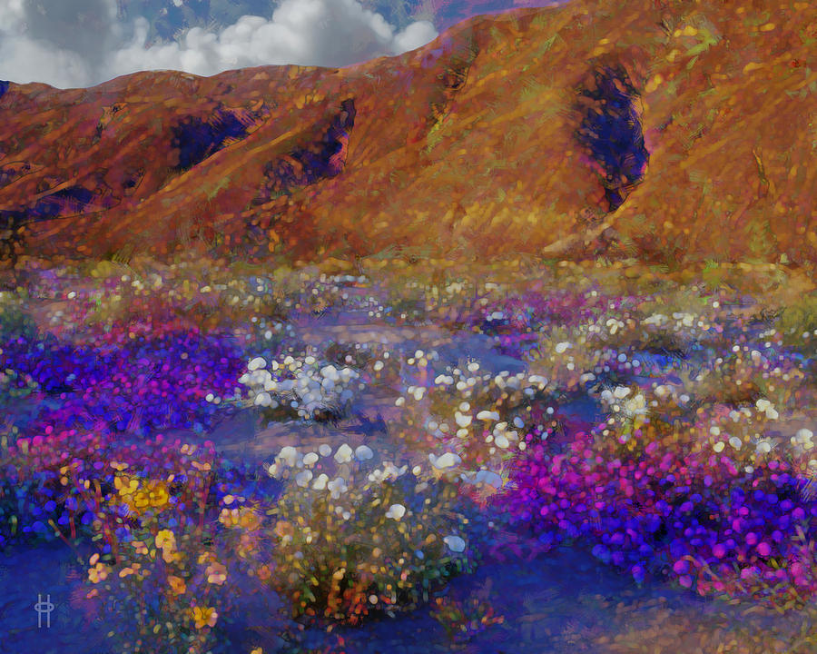 Desert Flowers Digital Art by Jim Pavelle