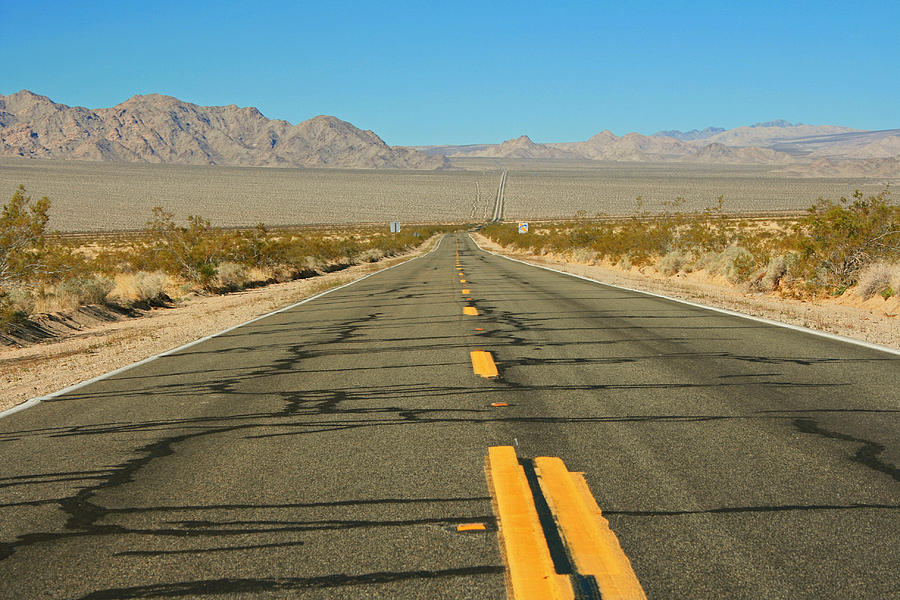 Desert Highway Photograph by Susan McMenamin