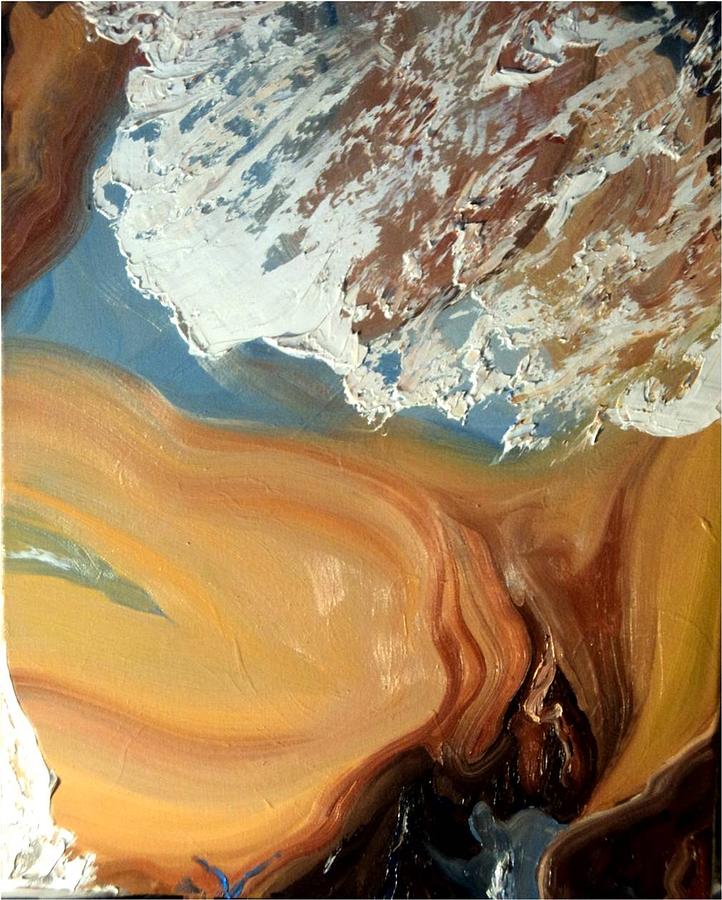 Desert Painting - Desert in Algeria by Danielle Valdes Jimenez