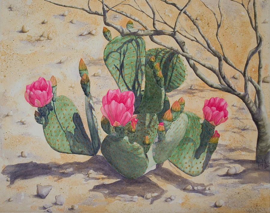 Desert Marvel Painting by Monika Degan