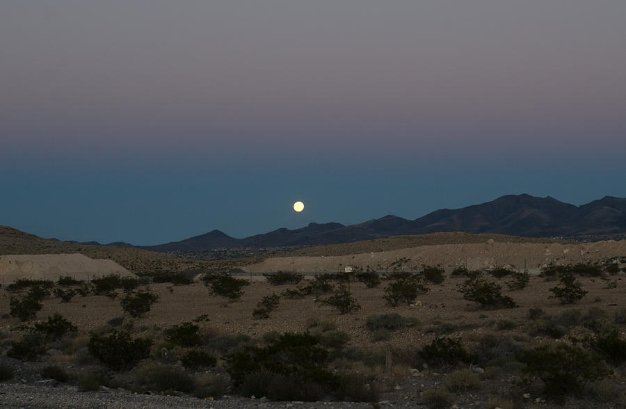 Desert Moon-1 Photograph by William Kimble