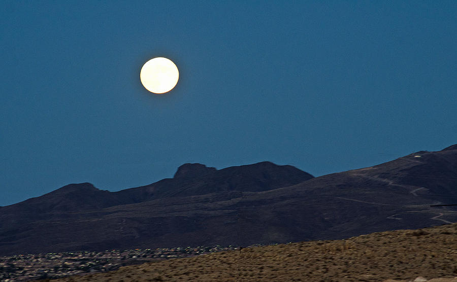 Desert Moon Photograph by William Kimble