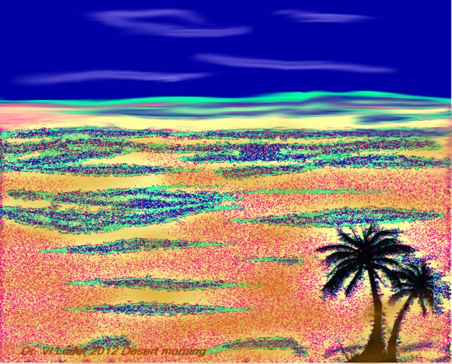 Desert morning Digital Art by Dr Loifer Vladimir