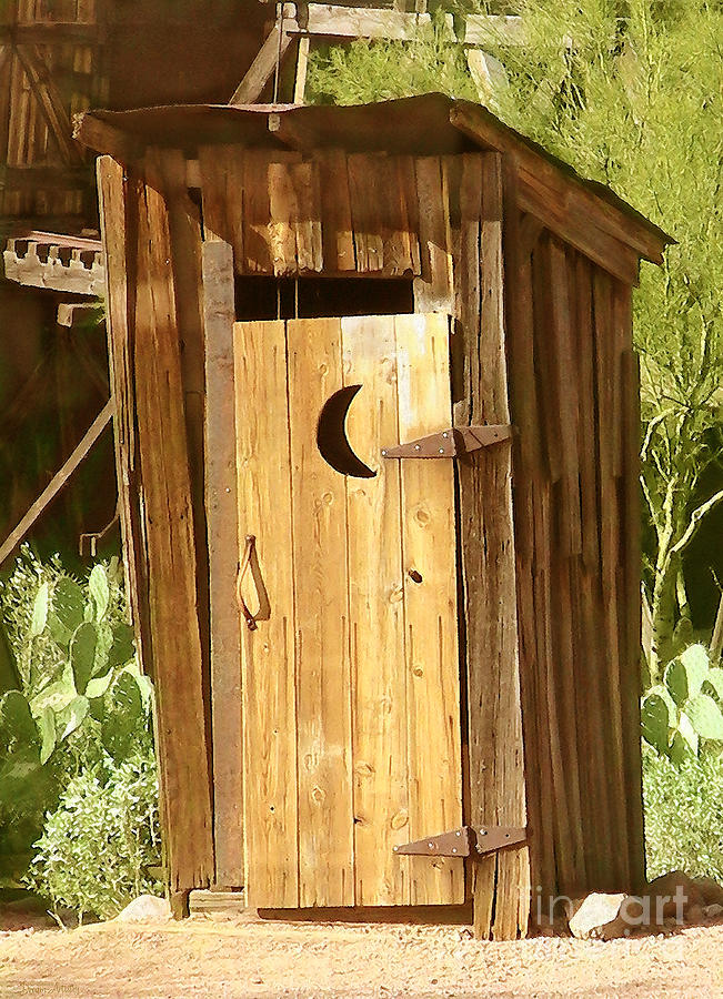 Desert Outhouse Photograph by Cristophers Dream Artistry