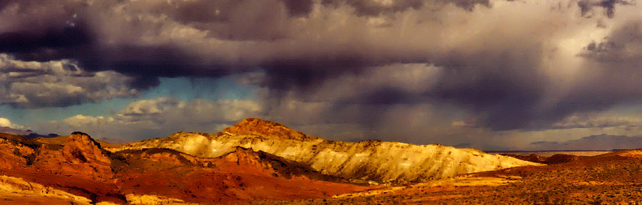 Desert Rainfall Outside Las Vegas Photograph by Roger Passman
