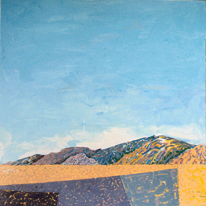 Desert Painting - Desert Range by Vaughan Davies