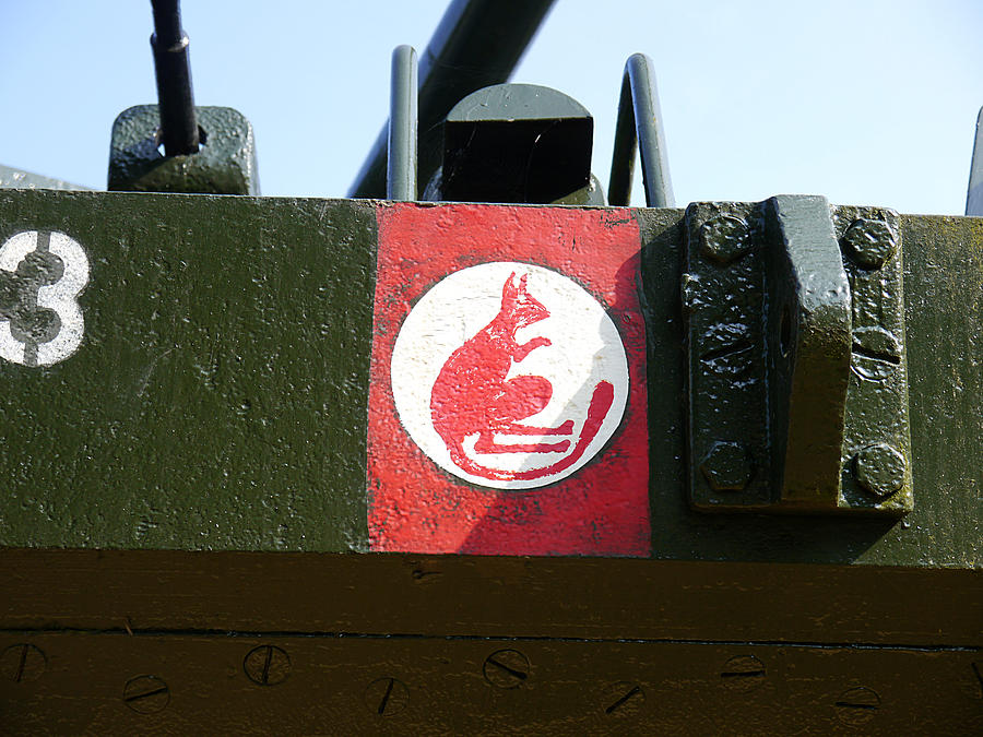 Desert Rats - Badge of the 7th Armoured Brigade Photograph by Richard Reeve