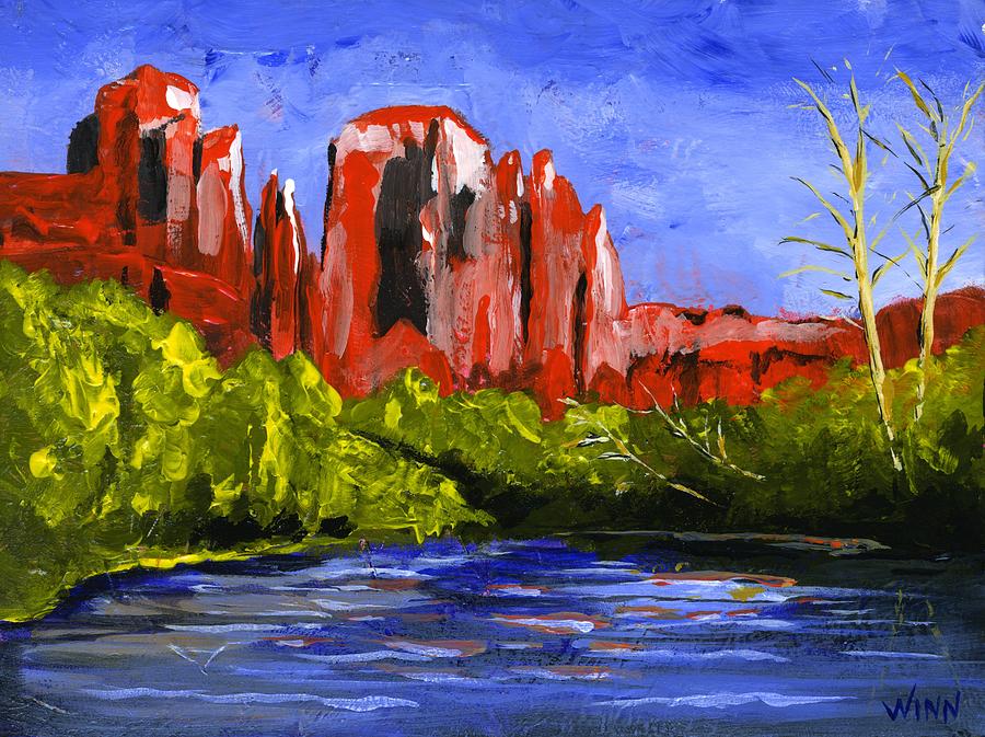 Desert River Painting