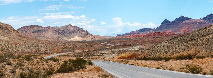 Desert Road Panorama Photograph by 4kodiak
