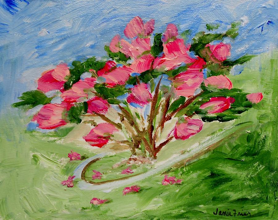 Desert Rose Abstract Painting by Jamie Frier