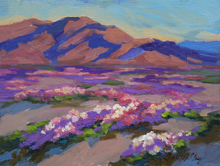 Desert Spring Painting by Diane McClary