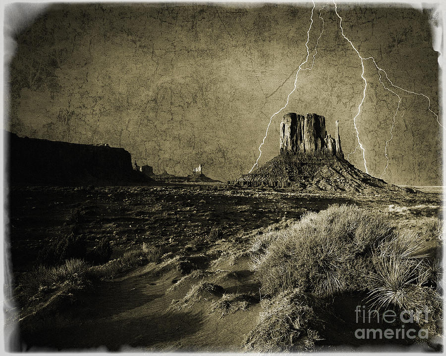 Desert Storm Photograph by Edmund Nagele FRPS
