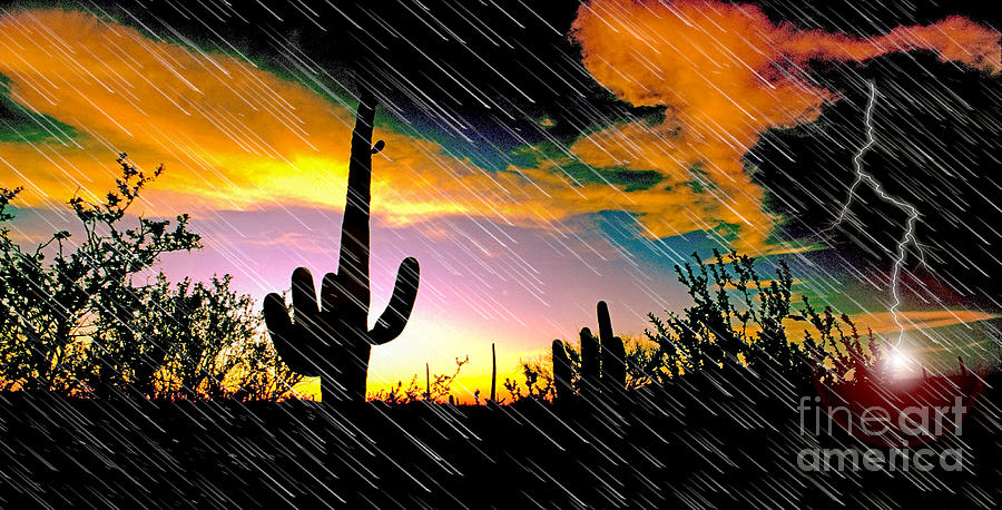 Desert Storm Ver 1 Photograph by Larry Mulvehill