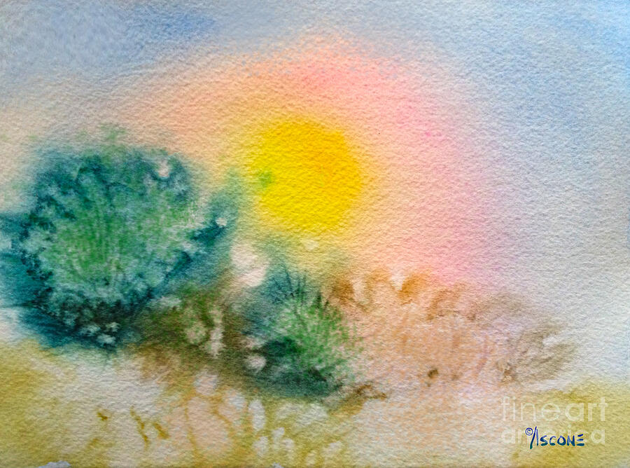Desert Study in Marana Painting by Teresa Ascone