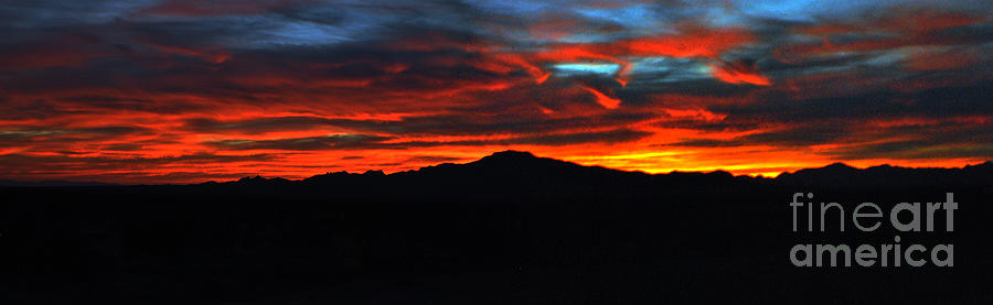 Desert sunset 2 Photograph by Frank Larkin